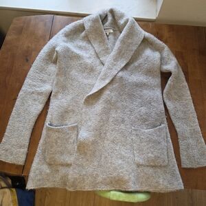 Babaton Aritzia Gray Alpaca Open Cardigan - Small